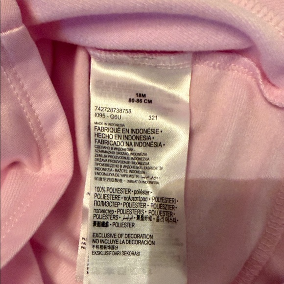 Nike Baby Girl Pink and Gray Tracksuit 18 Month - Picture 4 of 13